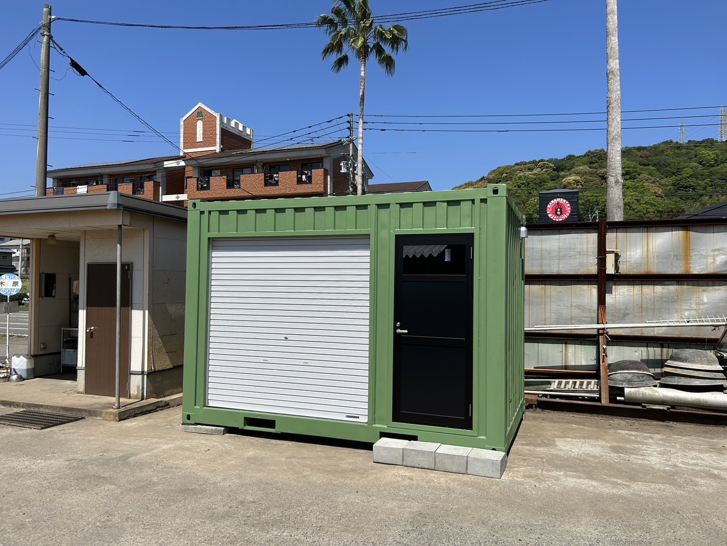 宮崎県内売却12ft改造コンテナ